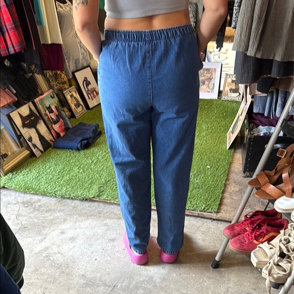 Blue Alia Women's Jeans - Picture 3 of 5